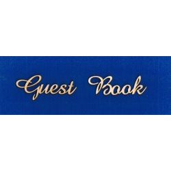 " Guest  Book "  , Księga Gości  wysokość 2,5cm